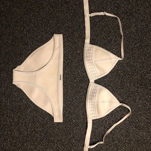 Triangl white bathing suit SIZE M